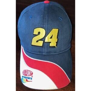 Nascar Hat Dupont Motorsports #24 Baseball Cap Winners Circle OSFA